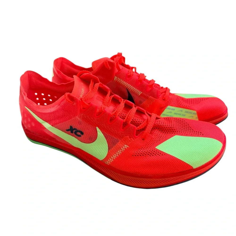 NEW Nike ZoomX Dragonfly XC Spikes Men's 10.5 Bright Crimson/Lime Blast